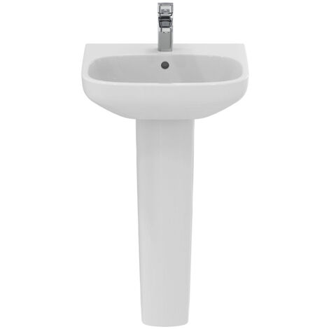 Ideal Standard I.Life A Basin and Full Pedestal 500mm Wide - 1 Tap Hole
