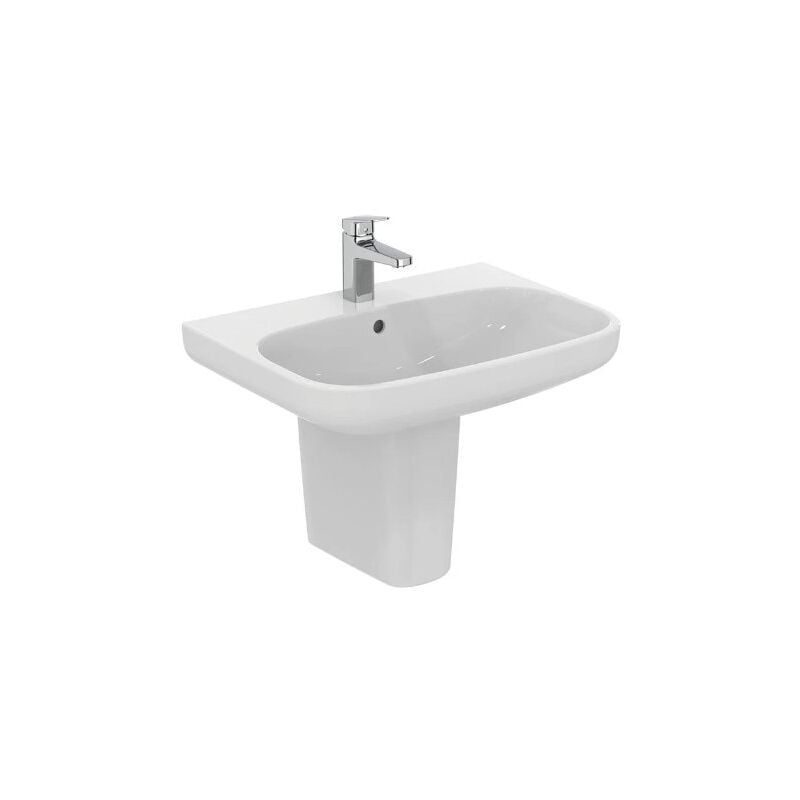 Ideal Standard - Lavabo a 65x48 cm in ceramica bianco lucido i Life - Senza colonna