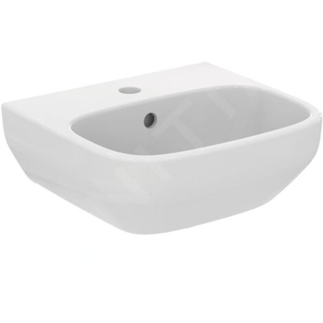 Ideal Standard i.Life A - Lave-mains 400x360 mm, avec trop-plein, trou pour robinetterie, blanc T470801