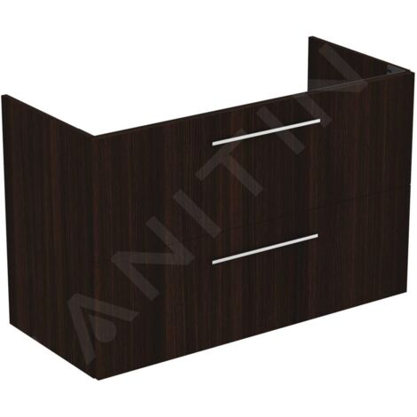 Ideal Standard i.Life A - Meuble sous lavabo, 1000x440x630 mm, 2 tiroirs, chêne à café T5257NW