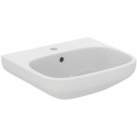 Ideal Standard i.Life A - Waschbecken 50x44 cm, mit Überlauf, Hahnloch, weiß T470701