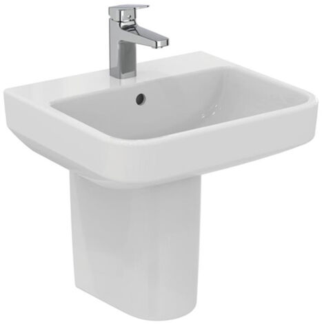 Ideal Standard I.Life B Basin and Semi Pedestal 500mm Wide - 1 Tap Hole