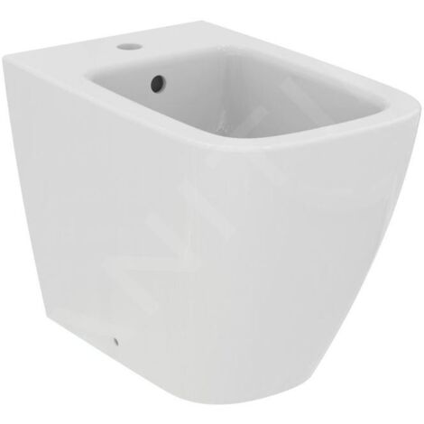 Ideal Standard i.Life B - Bidet à poser, trou pour robinetterie, SmartGuard, blanc T4617HY