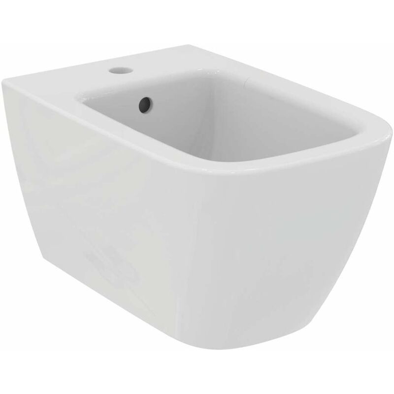 Ideal Standard - i.Life b - Bidet suspendu, trou pour robinetterie, blanc T461501