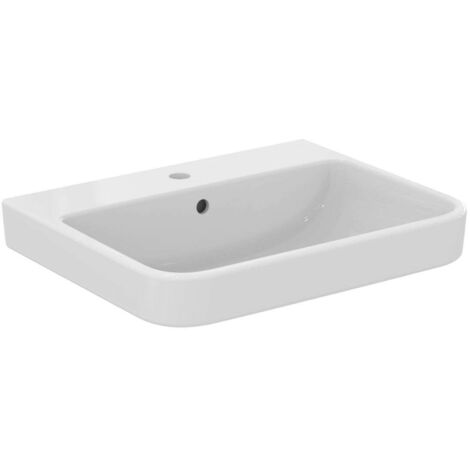 Ideal Standard i.Life B - Waschtisch 60x48 cm, mit Überlauf, mit Hahnloch, weiß T460701