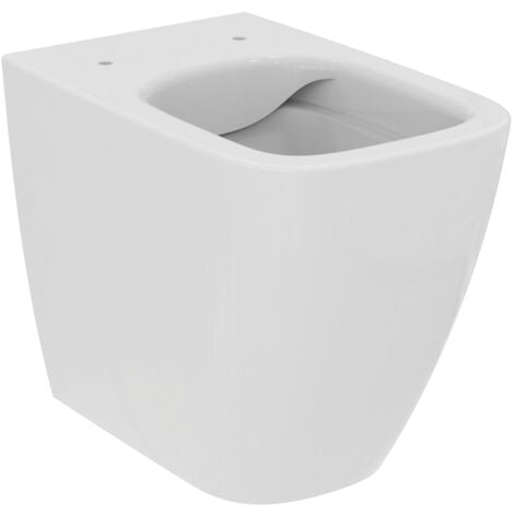 Ideal Standard - i.life B, WC a terra RimLS+ universale filo parete con fissaggi nascosti, T458101, Bianco