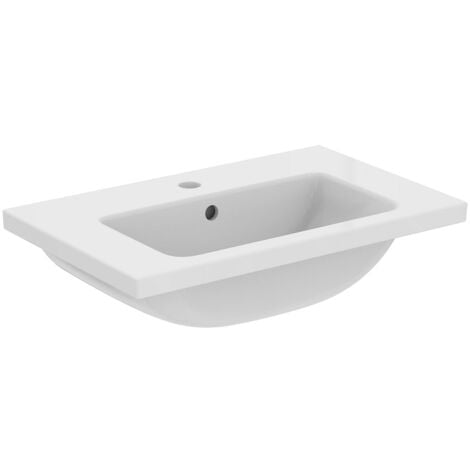 Ideal Standard I.Life S Compact Vanity Washbasin 600mm Wide - 1 Tap Hole