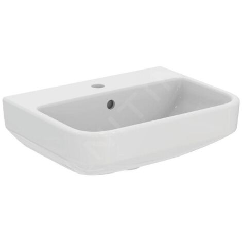 Ideal Standard i.Life S - Lavabo 500x370 mm, avec trop-plein, trou pour robinetterie, blanc T458501