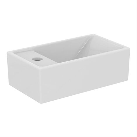 Ideal Standard I.Life S Vessel Washbasin 370mm Wide Left Hand - 1 Hap Hole