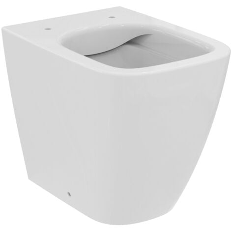 Ideal Standard - i.life S, WC a terra filo parete RimLS+ con profondità ridotta a 48 cm e fissaggi completamente nascosti, T459401, Bianco