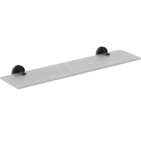 Ideal Standard IOM - Étagère, longueur 520 mm, noir / verre satiné A9124XG