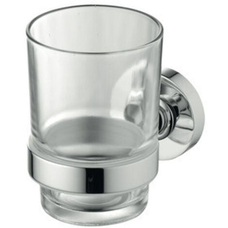 Ideal Standard IOM Glashalter A9121AA verchromt, Kristallglas transparent