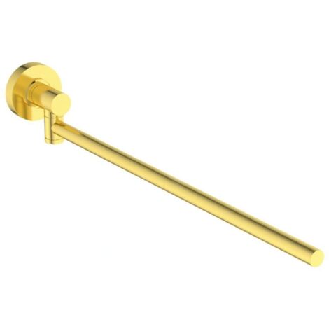 Ideal Standard IOM - Porte-serviettes, pivotant, longueur 37 cm, or brossé A7651A2