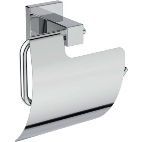 Ideal Standard IOM Square - Toilettenpapierhalter mit Deckel, Chrom E2191AA
