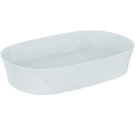 Ideal Standard Ipalyss - Vasque, 600x380 mm, sans trop-plein, Ideal Plus, blanc E1396MA