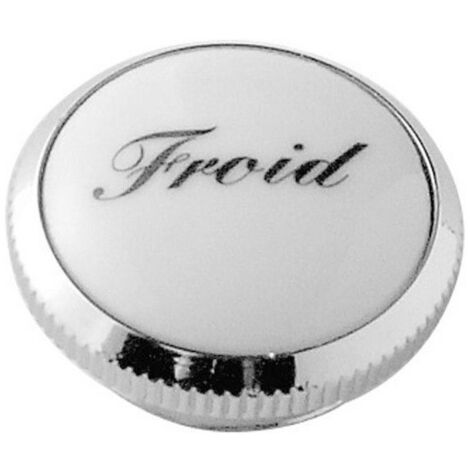Ideal Standard JADO Capuchon décoratif Froid Retro pour variantes avec poignées en croix Chrome, H960518AA