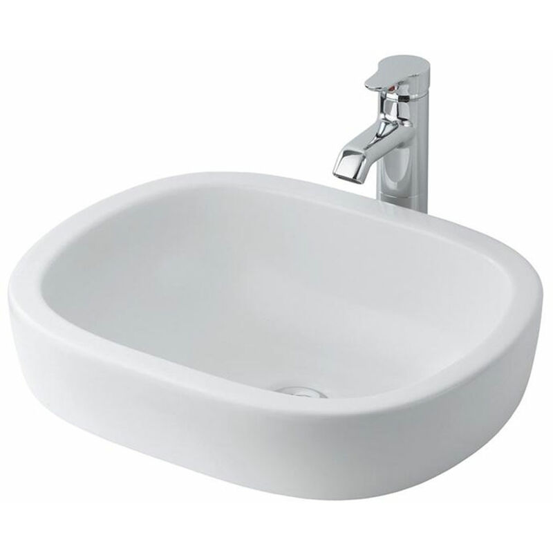 Jasper Morrison Vessel Basin 500mm Wide 0 Tap Hole - Ideal Standard