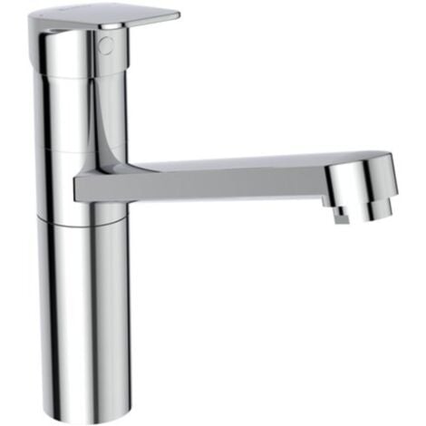Ideal Standard Kheops Mitigeur de cuisine 47x260x222 mm, 9 l/min (3 bar), chrome brillant (D2630AA)