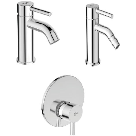 IDEAL STANDARD Kit rubinetti Ceraline lavabo - bidet - doccia codice prod: BC193AA BC197AA A6940AA