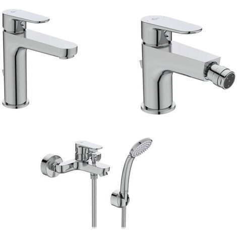 IDEAL STANDARD Kit rubinetti monocomando Cerafine O lavabo - bidet - vasca codice prod: BC699AA+BC705AA+BC706AA