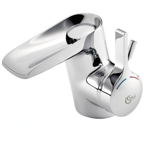 Ideal Standard Melange mitigeur lavabo B8630AA bec cascade ouvert, avec garniture de vidage , chromé