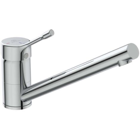 Ideal Standard Mélangeur de cuisine CeraLook BC292AA BlueStart, saillie 230 mm, chromé