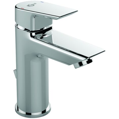 Ideal Standard Mitigeur de lavabo Tesi, 5 l/min., avec garniture de vidage, Saillie 93mm, Chromé, A6557AA