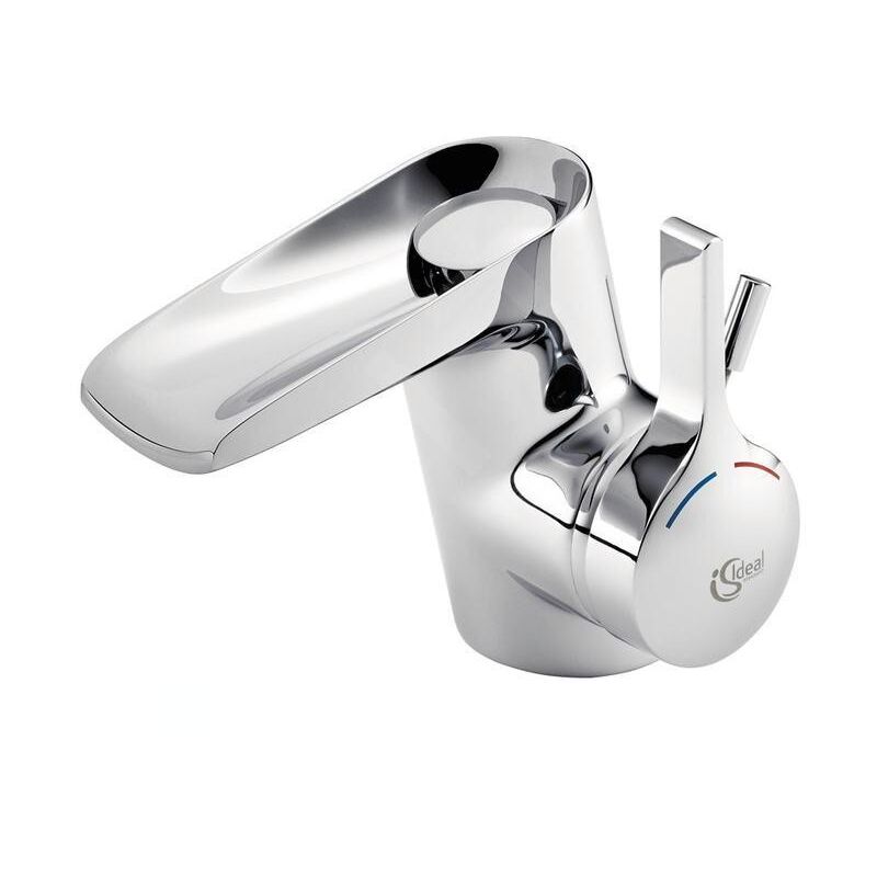 Ideal Standard - Melange - Mitigeur de lavabo avec vidage, cascade, chrome B8630AA