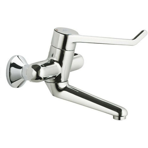 Ideal Standard - Mitigeur mécanique lavabo/ cuve mural chromé manette 180 mm - Okyris 2