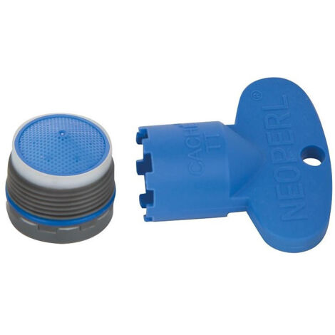 Ideal Standard – Mousseur pour robinet – Finition métal – Débit max optimisé – Réduit éclaboussures – Compatible série Active B8084AA - B960497NU