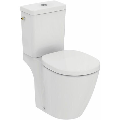 Ideal Standard - Pack WC avec cuvette sortie horizontale + abattant + réservoir Blanc - CONNECT