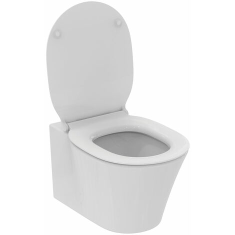 Ideal Standard Pack WC suspendu AquaBlade - Abattant ultra-fin - porcelaine vitrifiée