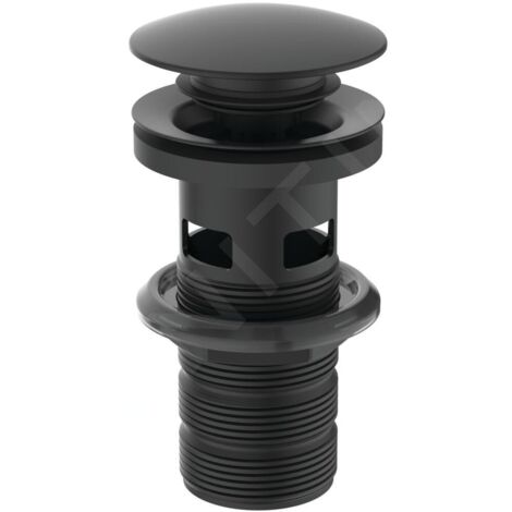 Ideal Standard push open valve E1482XG pour Waschtische avec trop-plein, Silk Noir