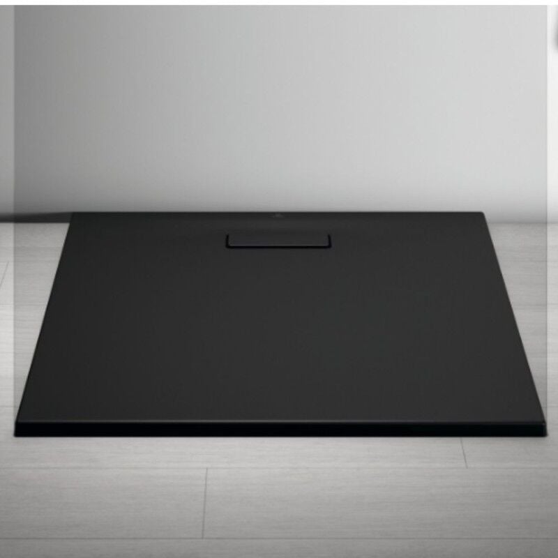 IDEAL STANDARD Receveur 90 X 90 Ultra Flat New acrylique carre noir mat