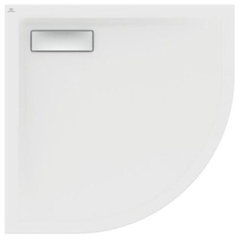 IDEAL STANDARD Receveur  80 X 80 Ultra Flat New acrylique quart de rond blanc