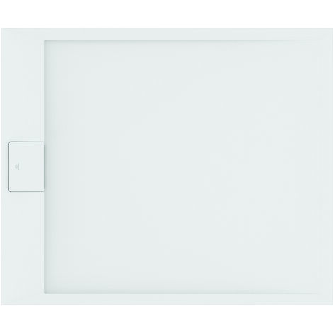 Ideal Standard – Receveur de douche rectangulaire 1200 x 1000 x 30 mm – Fonte minérale avec finition gelcoat blanc Carrare – Surface antidérapante Ideal Grip