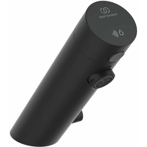 Ideal Standard SensorFlow - Miscelatore a sensore per lavabo, alimentazione a batteria, nero velluto A7559XG