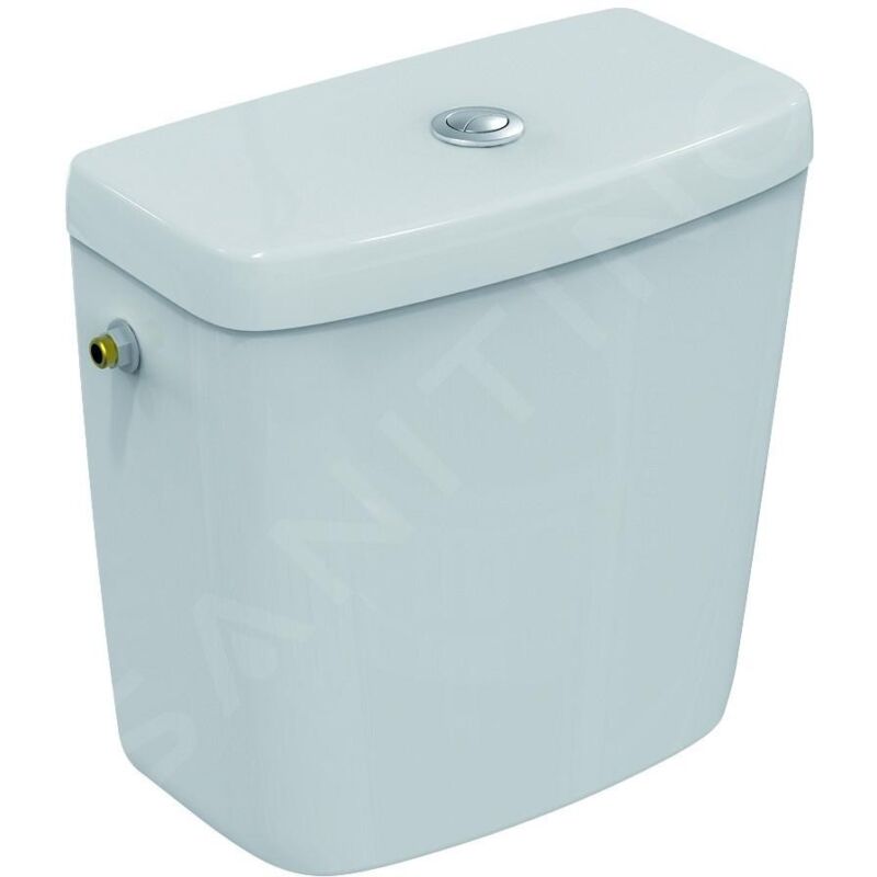 Ideal Standard - Contour 21 - Réservoir de chasse, alimentation par le côté, blanc E876001