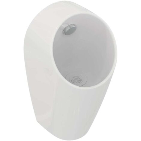 Ideal Standard Sphero - Absaug-Urinal Dry, Ablauf waagerecht, randlos, Weiß E183201