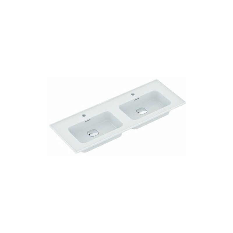 

Mueble lavabo doble STRADA II 1240 x 460 x 180 mm blanco STANDARD - Ideal