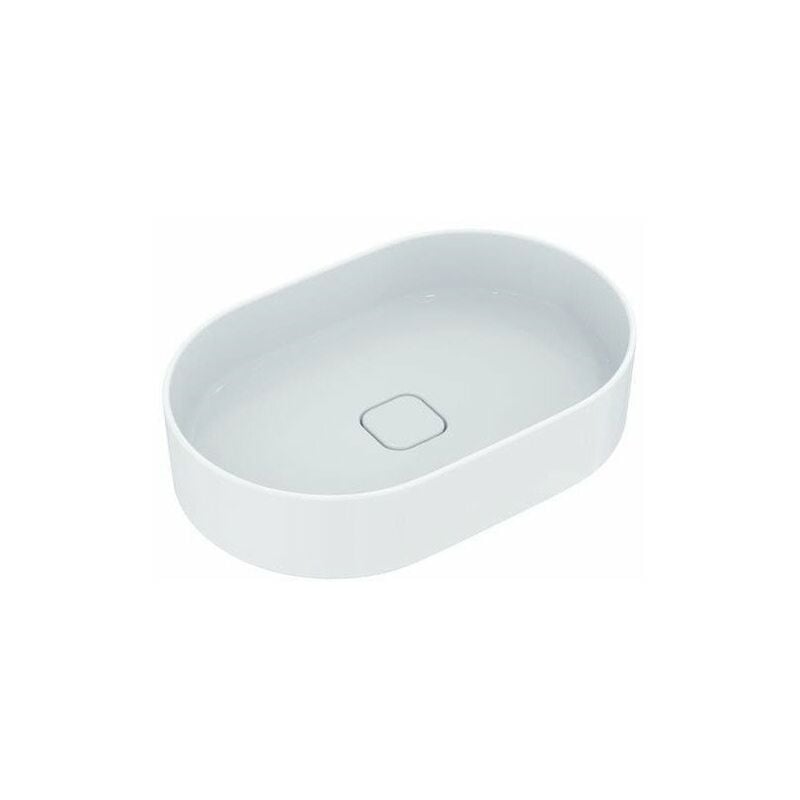 

Lavabo sobre encimera STRADA II sin rebosadero ovalado 600x400mm blanco