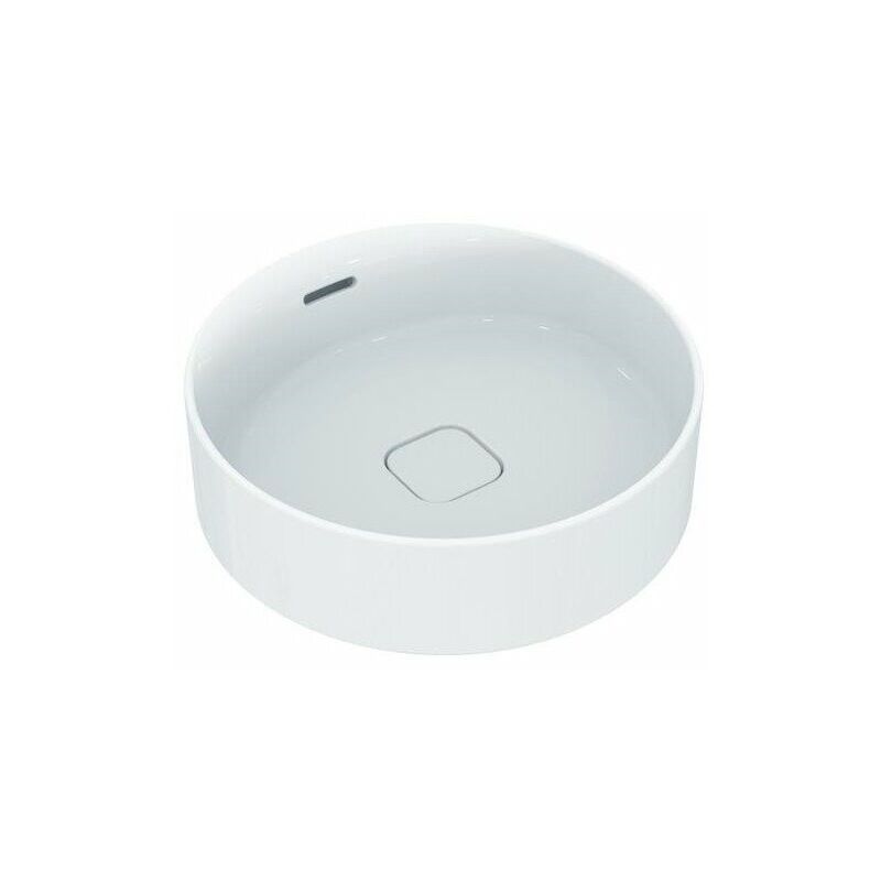 

Lavabo sobre encimera STRADA II con rebosadero sin orificio para grifería redondo d : 450mm blanco
