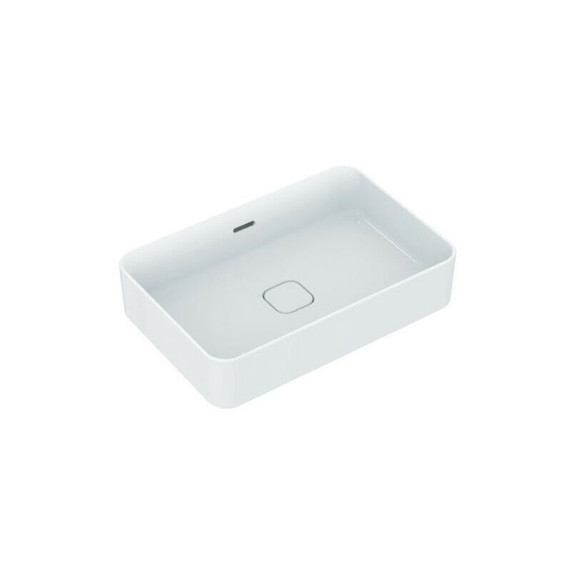 

Lavabo sobre encimera STRADA II con rebosadero sin orificio para grifería 600x400x175mm blanco