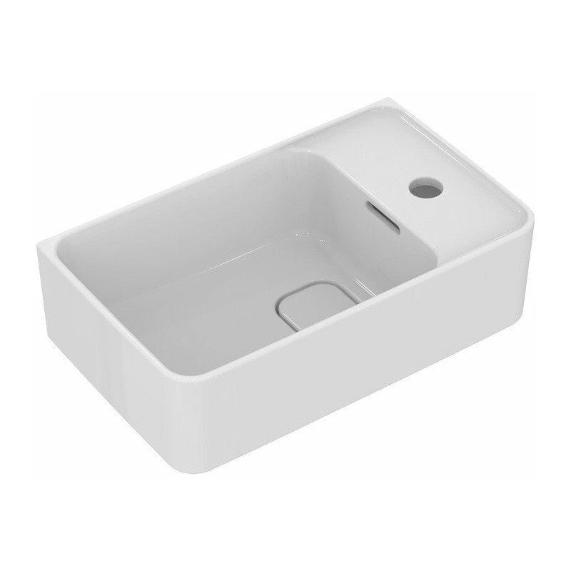 

Lavabo STRADA II banco de grifería derecha 450 x 270 x 170 mm blanco STANDARD - Ideal