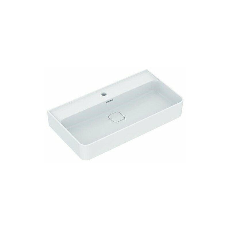 

Lavabo STRADA II 1 orificio para grifería 800 x 430 x 170 mm blanco STANDARD - Ideal