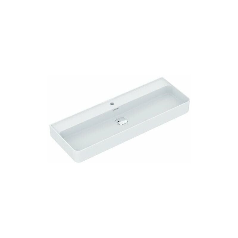 

Lavabo STRADA II 1 orificio para grifería 1200 x 430 x 170 mm blanco STANDARD - Ideal