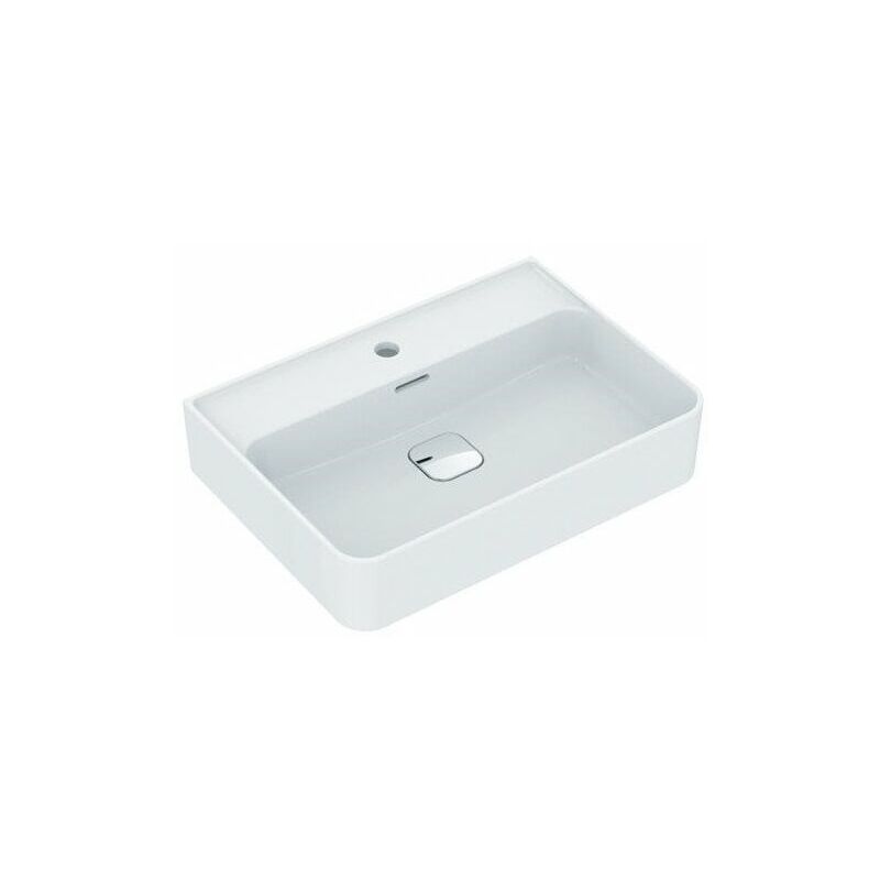 

Lavabo STRADA II 1 orificio para grifería, parte inferior lijada 600 x 430 x 170 mm blanco IDEAL STANDARD
