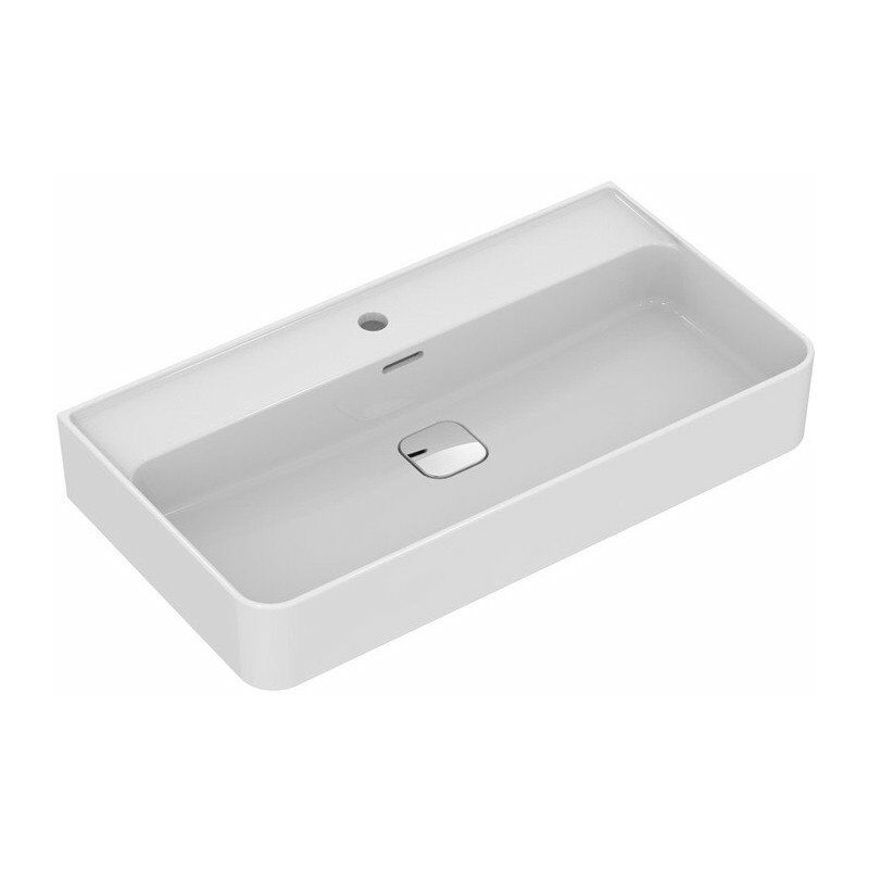 

Lavabo STRADA II 1 orificio para grifería, parte inferior lijada 800 x 430 x 170 mm blanco IDEAL STANDARD