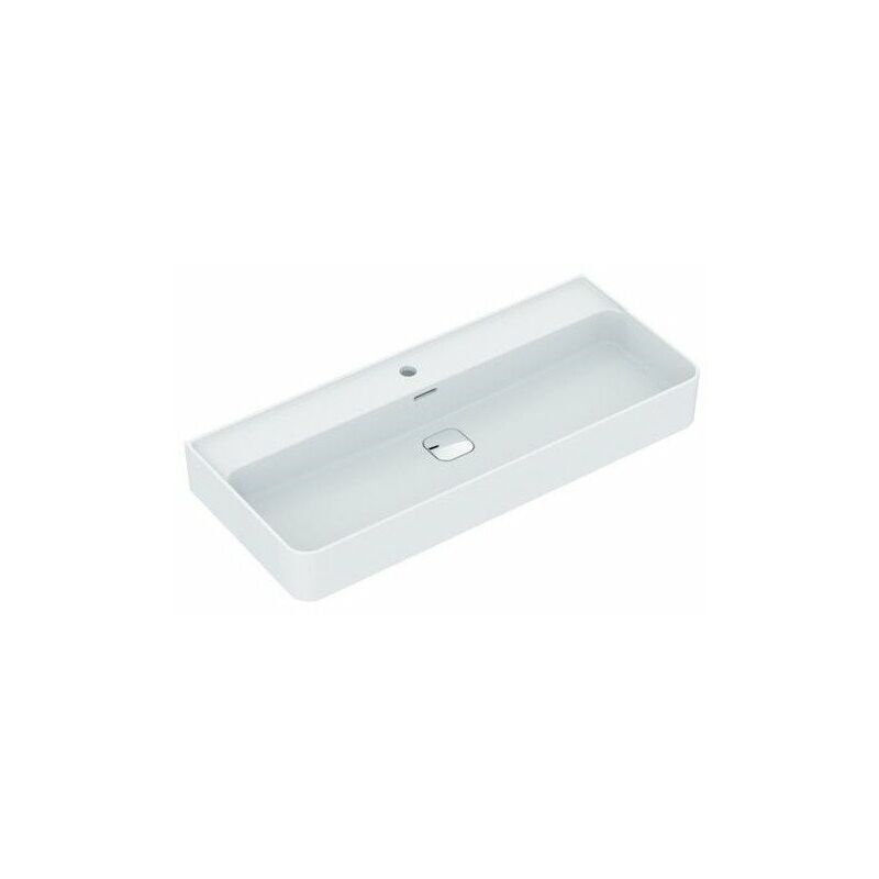 

Lavabo STRADA II 1 orificio para grifería, parte inferior lijada 1000 x 430 x 170 mm blanco IDEAL STANDARD