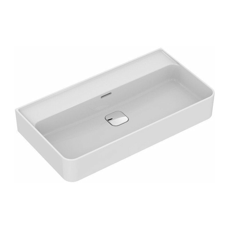 

Lavabo STRADA II sin orificio para grifería, parte inferior lijada 800 x 430 x 170 mm blanco IDEAL STANDARD